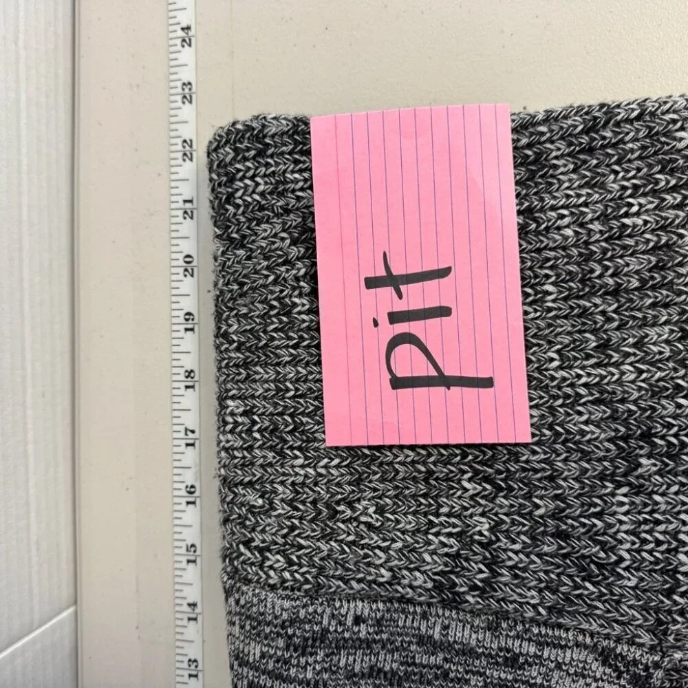 Banana Republic Knitted Gray Open Front Cardigan Merino Wool Blend Size Medium - Picture 10 of 13
